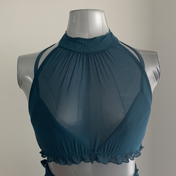 Mesh Top (Teal, Brand New) - Picture 2 of 7